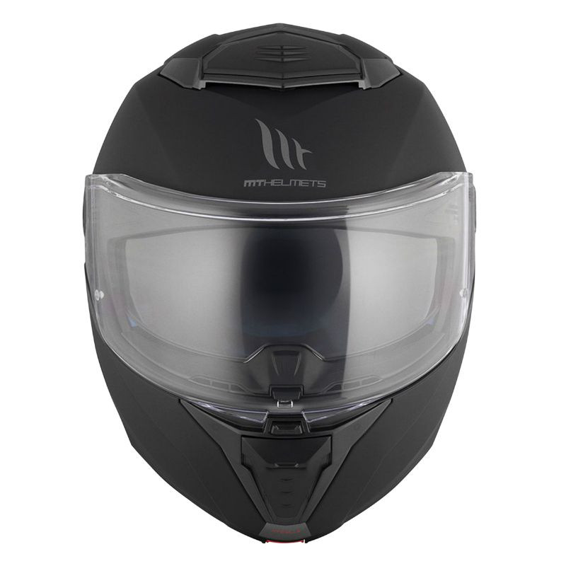 Casque modulable MT Atom 2 SV Double écrans Uni Noir Mat (ECE 22.06 P/J)