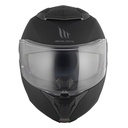 Casque modulable MT Atom 2 SV Double écrans Uni Noir Mat (ECE 22.06 P/J)