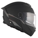 Casque modulable MT Atom 2 SV Double écrans Uni Noir Mat (ECE 22.06 P/J)