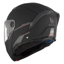 Casque modulable MT Atom 2 SV Double écrans Uni Noir Mat (ECE 22.06 P/J)