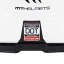 Casque modulable MT Atom 2 SV Double écrans Uni Blanc Brillant (ECE 22.06 P/J)