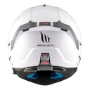 Casque modulable MT Atom 2 SV Double écrans Uni Blanc Brillant (ECE 22.06 P/J)