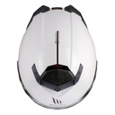 Casque modulable MT Atom 2 SV Double écrans Uni Blanc Brillant (ECE 22.06 P/J)