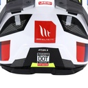 Casque modulable MT Atom 2 SV Bast A0 Double écrans Bleu/Noir/Rouge Brillant (ECE 22.06 P/J) 