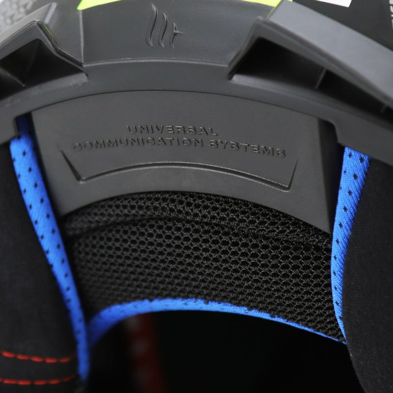 Casque modulable MT Atom 2 SV Bast A0 Double écrans Bleu/Noir/Rouge Brillant (ECE 22.06 P/J) 