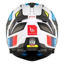 Casque modulable MT Atom 2 SV Bast A0 Double écrans Bleu/Noir/Rouge Brillant (ECE 22.06 P/J) 