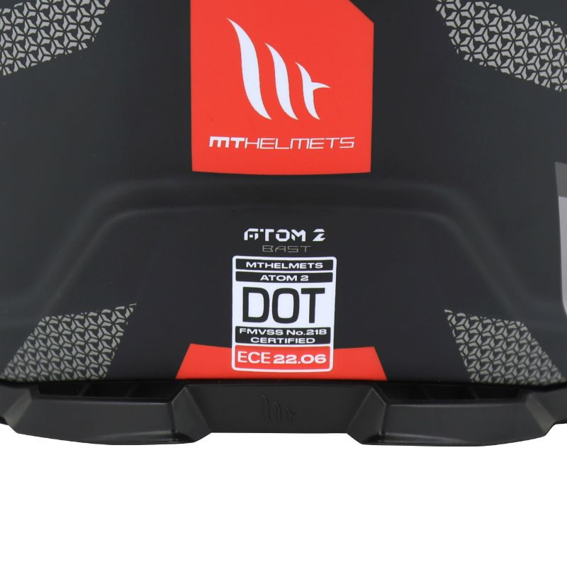 Casque modulable MT Atom 2 SV Bast D5 Double écrans Noir/Gris Mat (ECE 22.06 P/J)