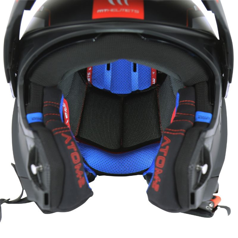 Casque modulable MT Atom 2 SV Bast D5 Double écrans Noir/Gris Mat (ECE 22.06 P/J)