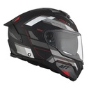 Casque modulable MT Atom 2 SV Bast D5 Double écrans Noir/Gris Mat (ECE 22.06 P/J)