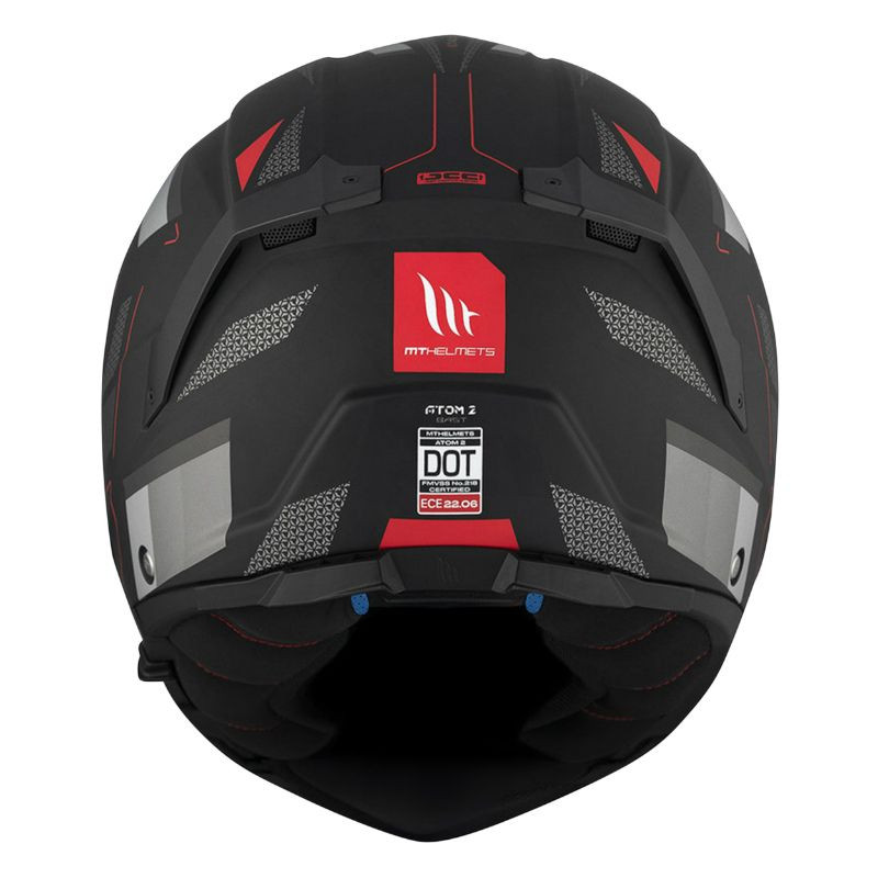 Casque modulable MT Atom 2 SV Bast D5 Double écrans Noir/Gris Mat (ECE 22.06 P/J)
