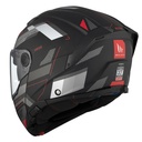 Casque modulable MT Atom 2 SV Bast D5 Double écrans Noir/Gris Mat (ECE 22.06 P/J)