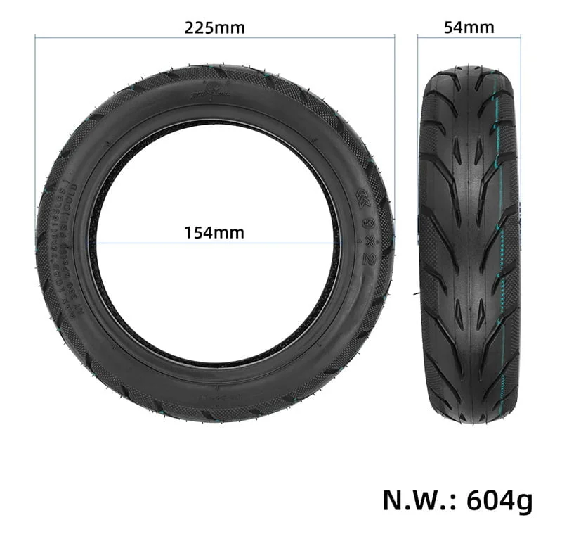 Pneu tubeless 9x2-6,1 avec GEL anti-crevaison  [Yuanxing] 