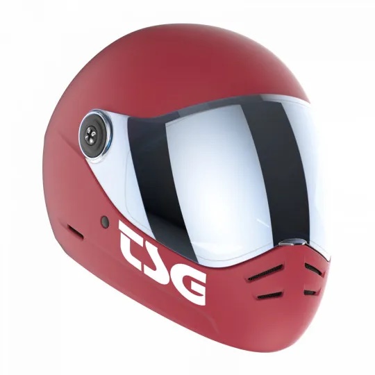 CASQUE TSG PASS 2.0  SATIN GENTLE RED