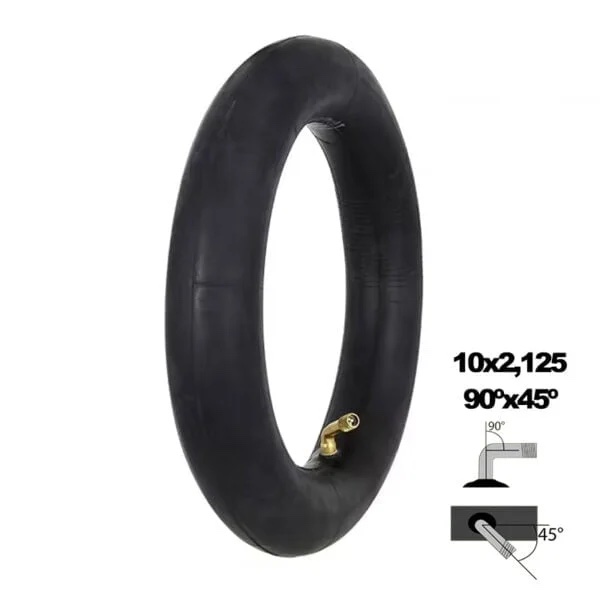 Chambre à air 10*2,125 Valve 45*90°