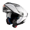Casque modulable MT Atom 2 SV Double écrans Uni Blanc Brillant (ECE 22.06 P/J)