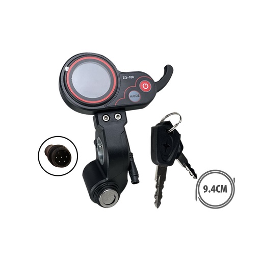 [SP-347] Display avec contacteur à clé + accélérateur 