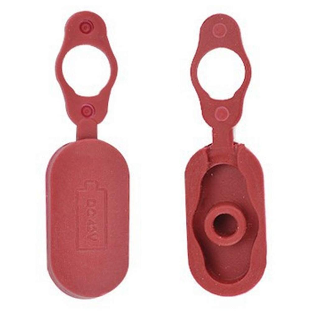Capuchon De Protection Pour Port De Charge Scooter Xiaomi (Pro, Pro2, 1S, Essential) - Caoutchouc Rouge